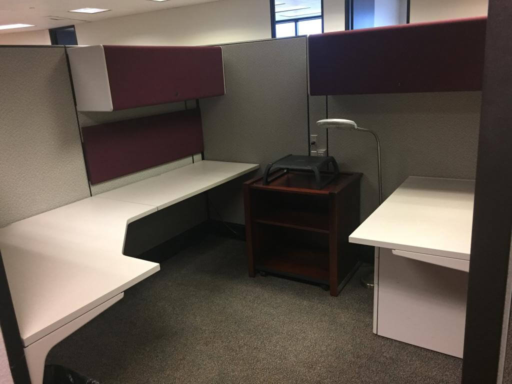 Used Office Cubicles High Panels Herman Miller AO3 8x8 Used Cubicles