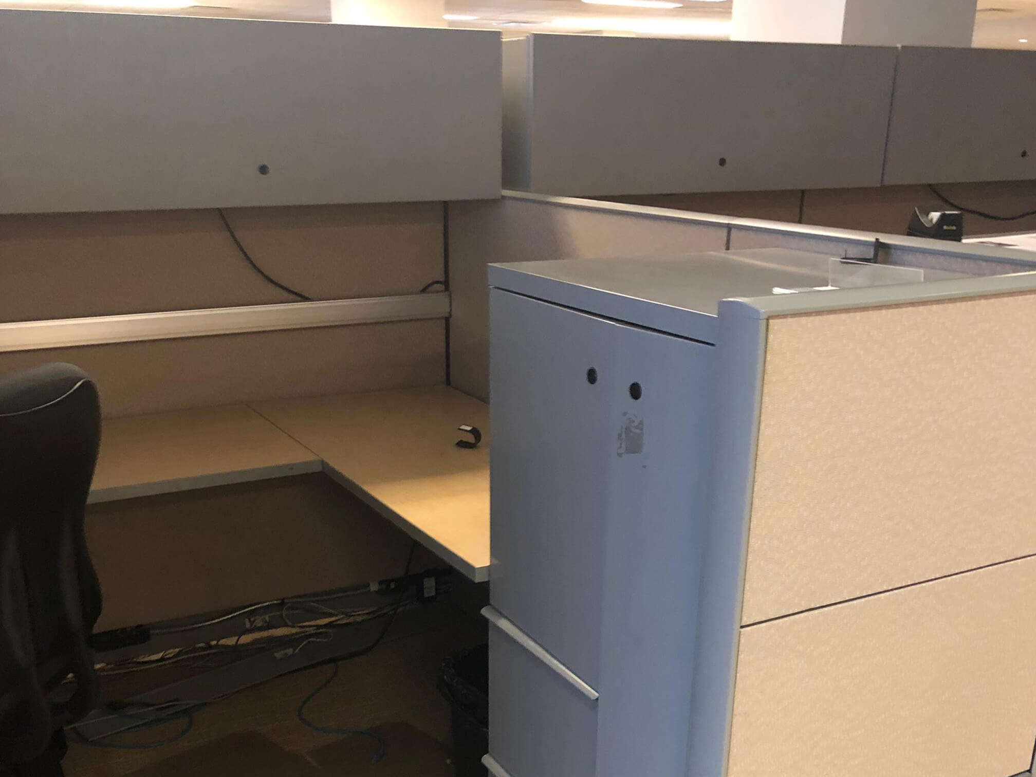 Used Office Cubicles HighLow Panels Knoll Dividends 78x96 Used Cubicles
