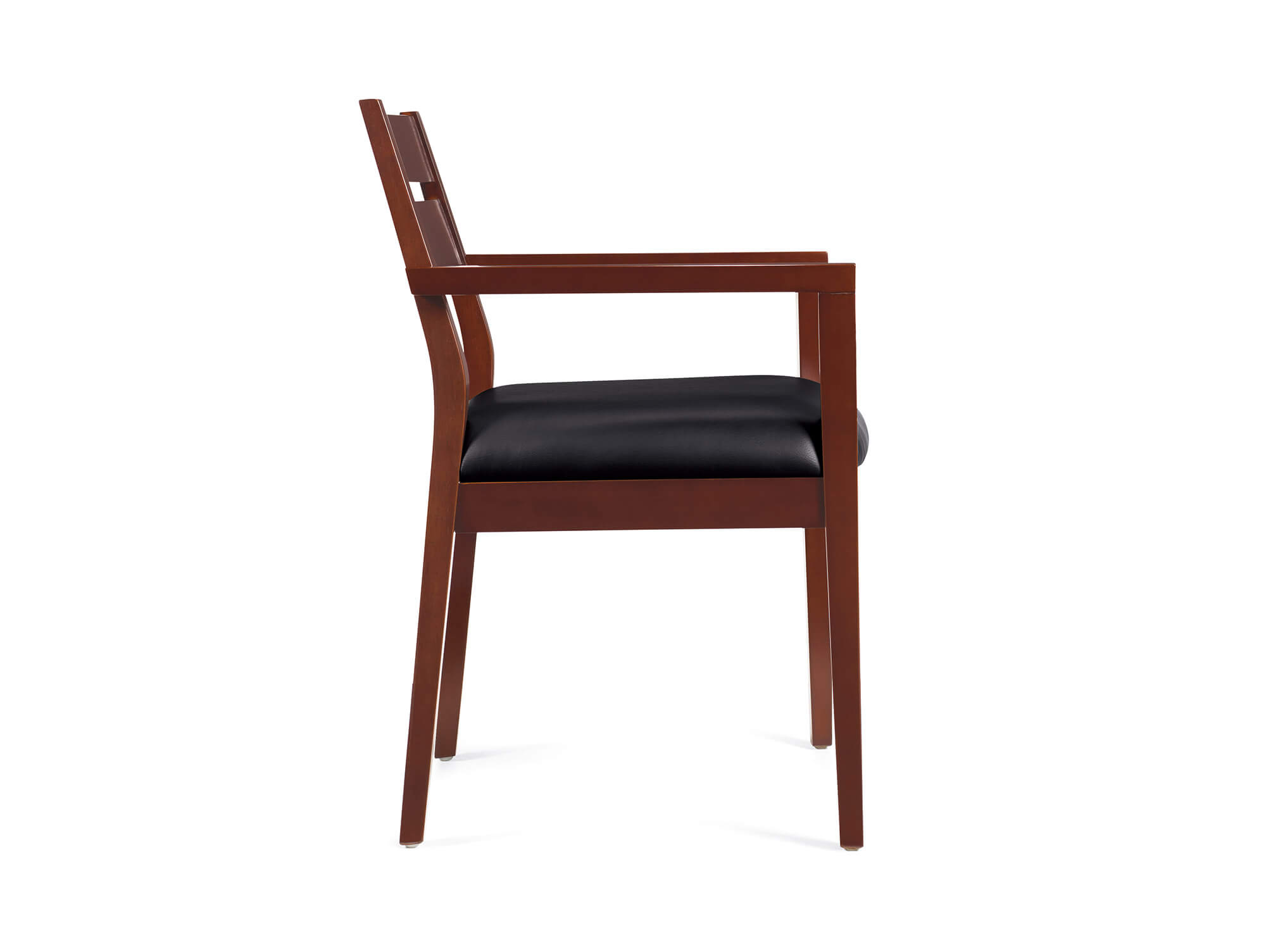 Wood guest chairs side 1