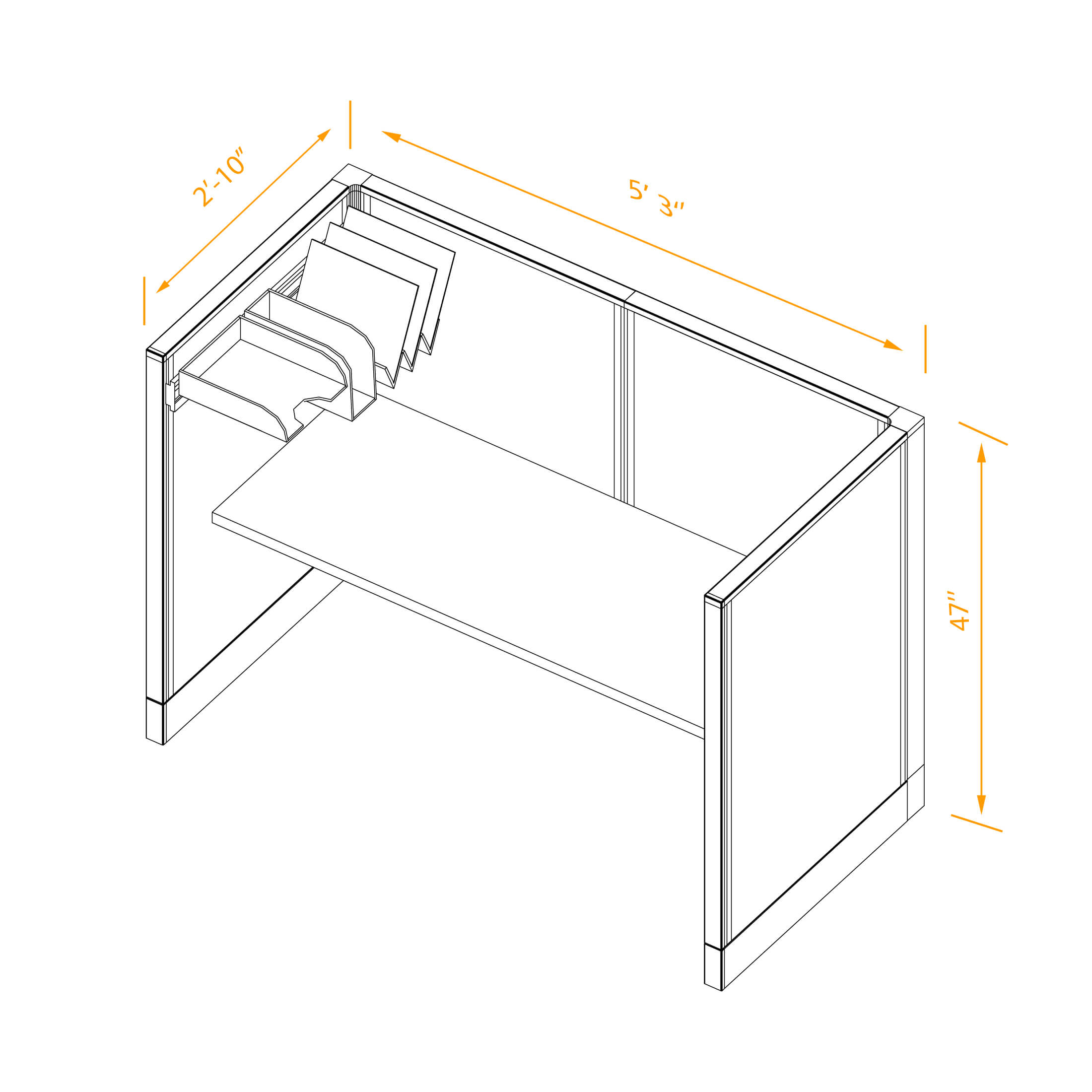 Single Straght Non Powered 3D 1
