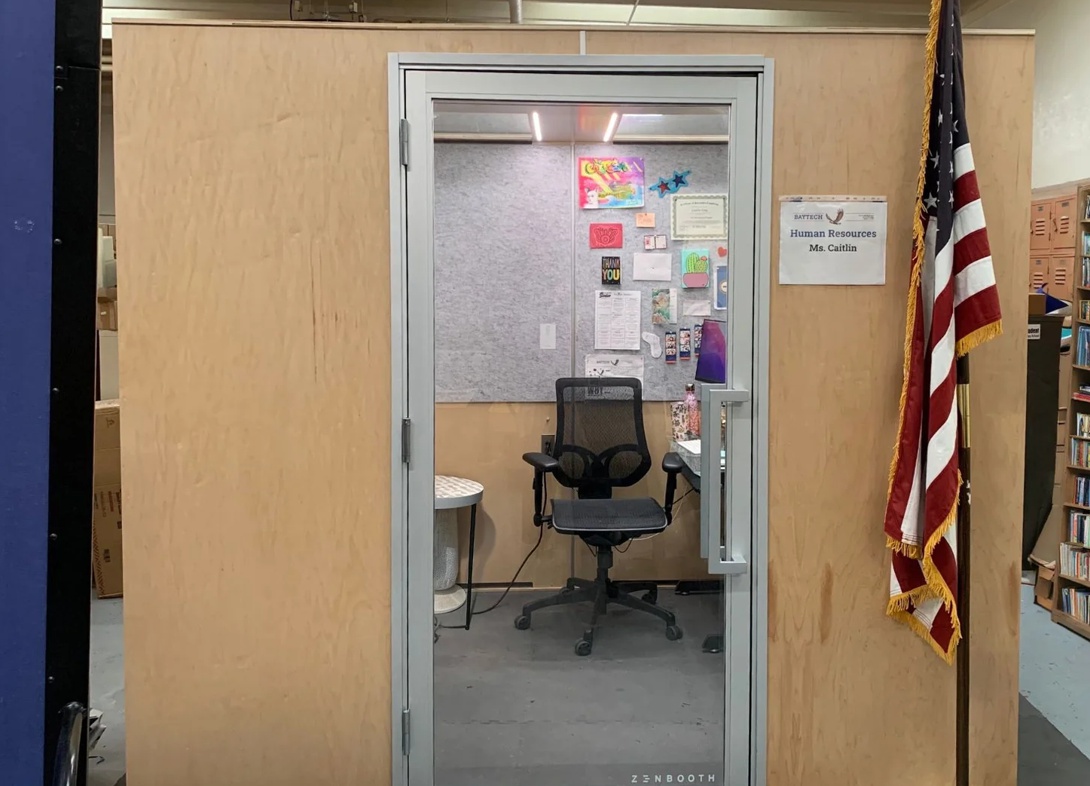 Zen four person office phone booth office view Zen four person office phone booth office view