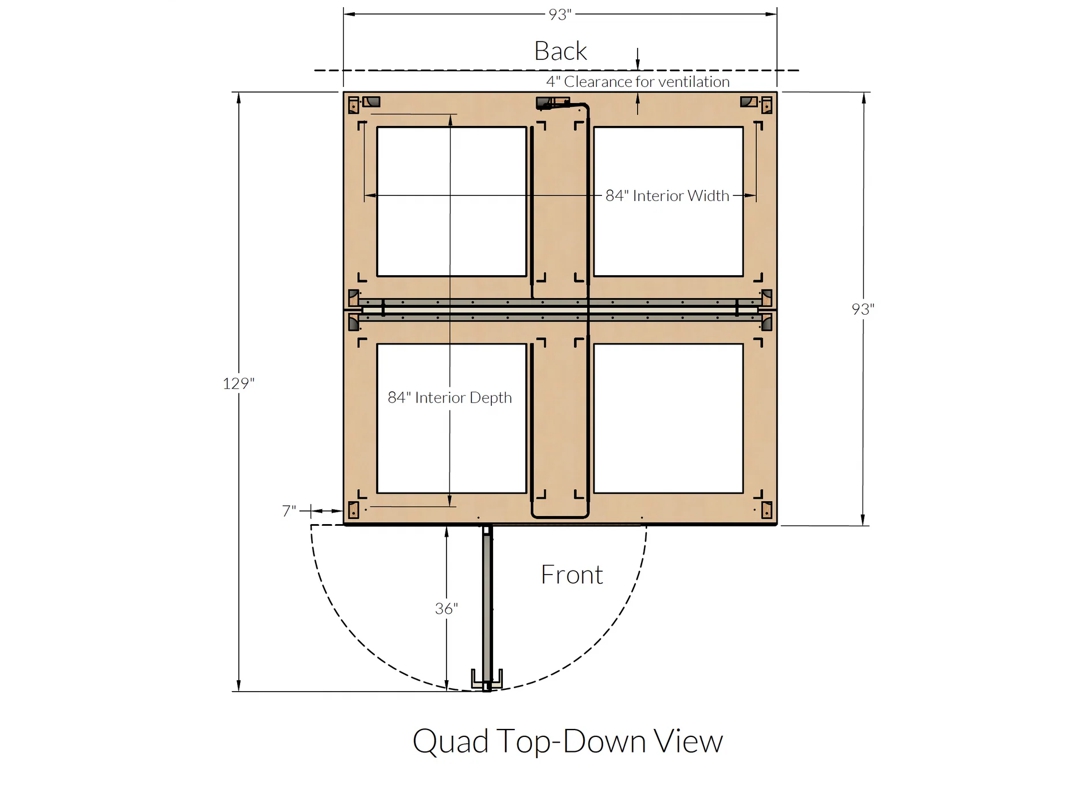 Zen four person office phone booth open door dimensions Zen four person office phone booth open door dimensions