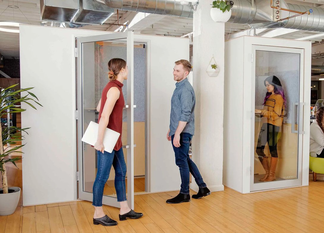 Zen two person office phone booth office view Zen two person office phone booth office view