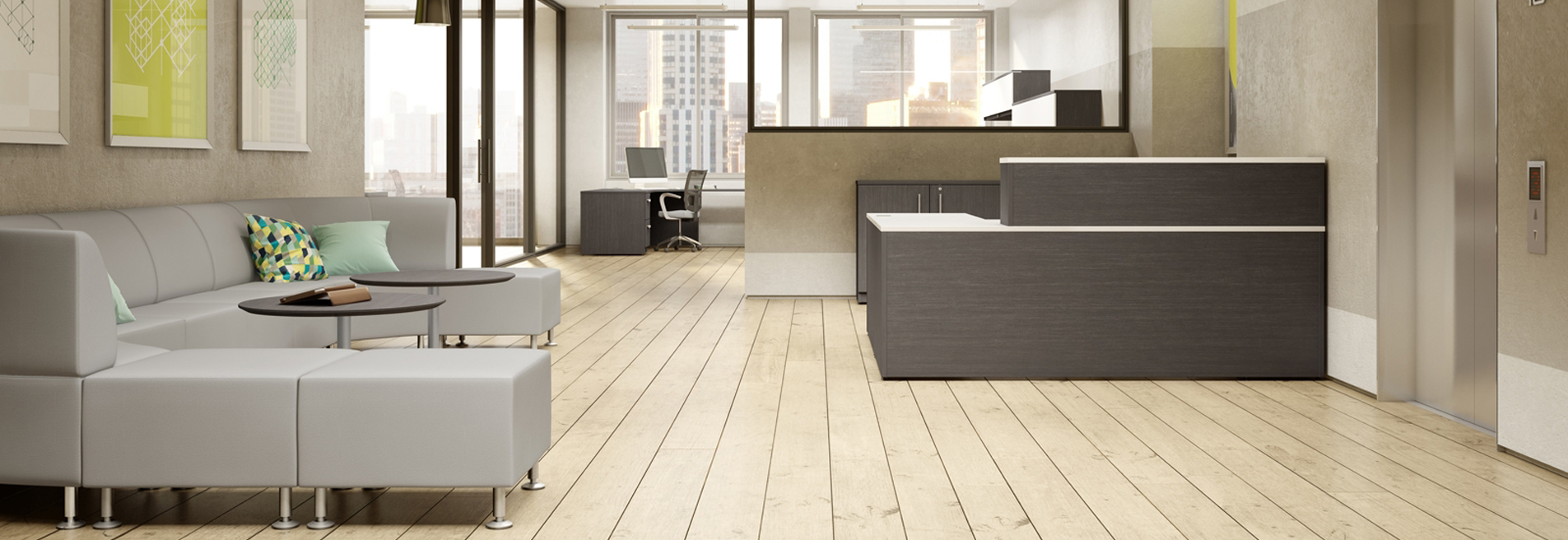 Office Reception Desk L Shaped Reception Desk Wood Reception