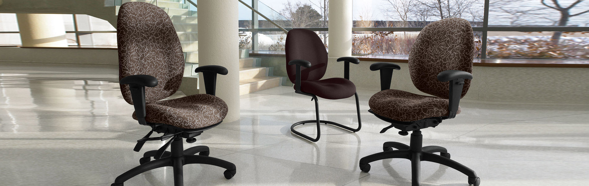Big and Tall Office Chairs "Orthrus" Big and Tall Desk Chairs 