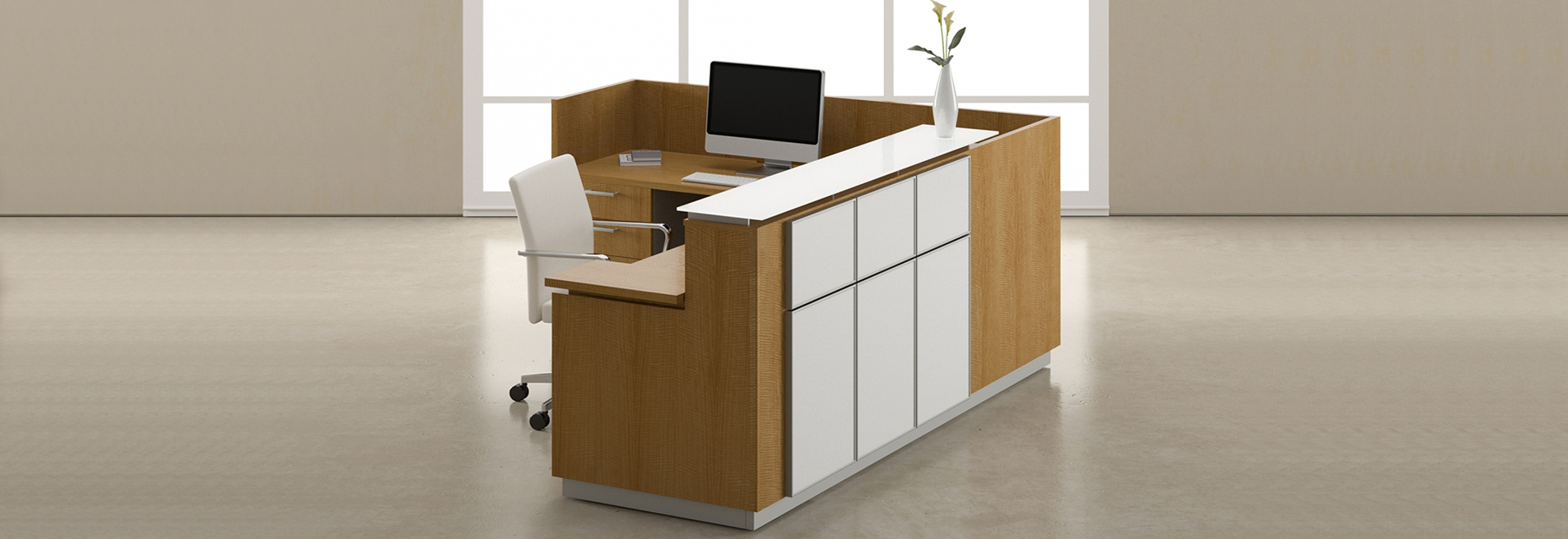 Office Reception Desk L Shaped Reception Desk Wood Reception