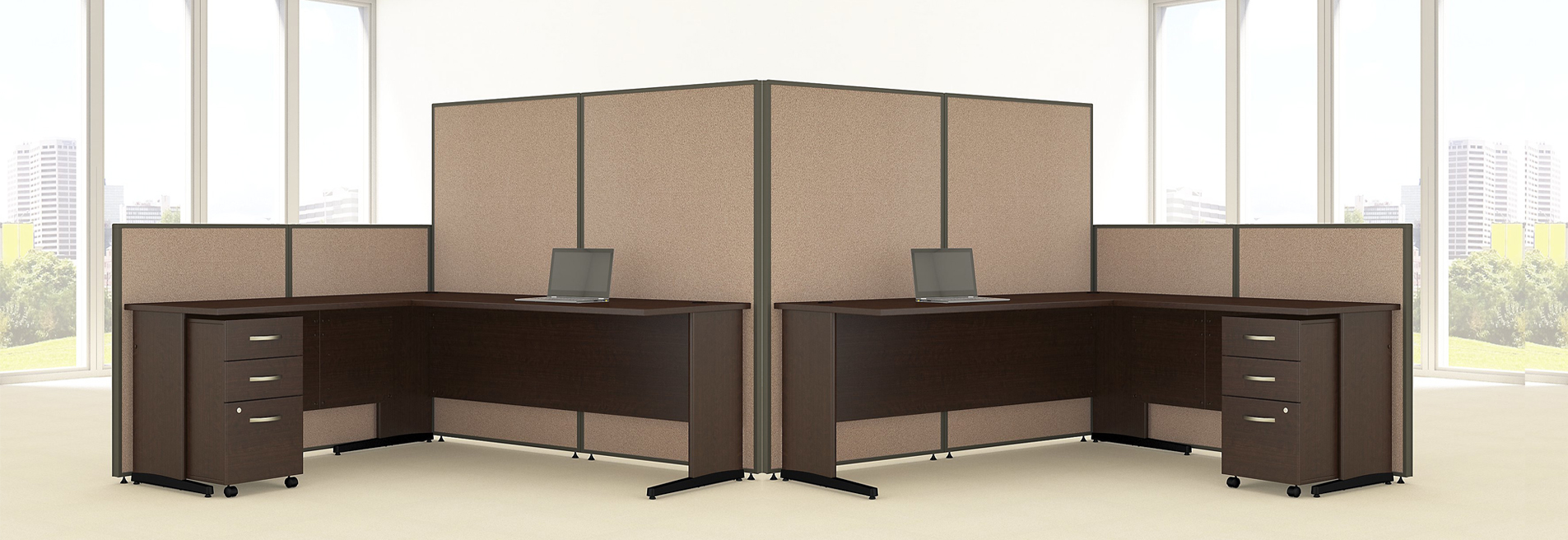 Proseries Office Partition Walls 42h Free Standing Office