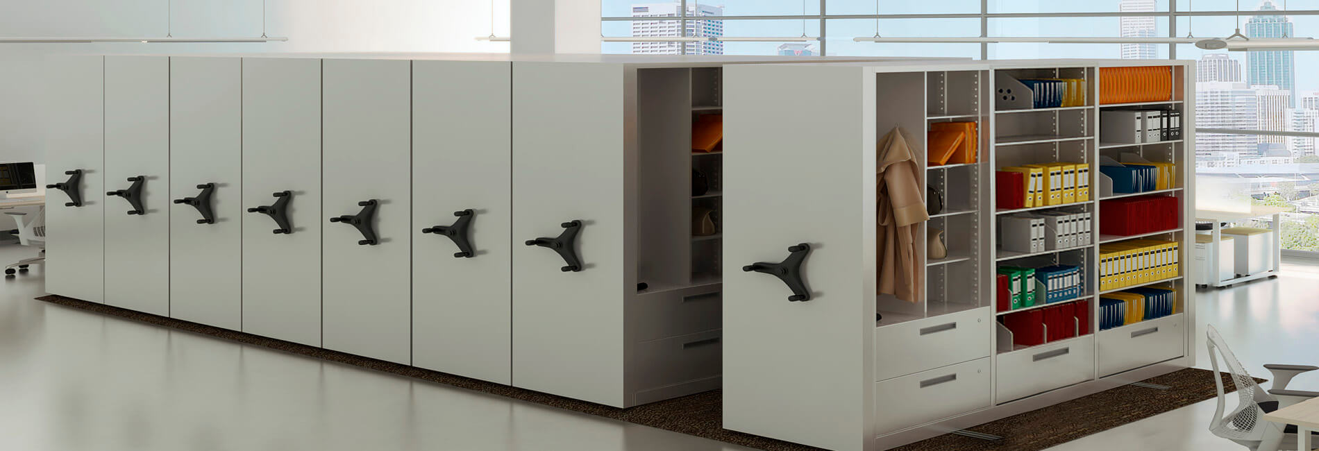 Filing System For Office By Cubicles