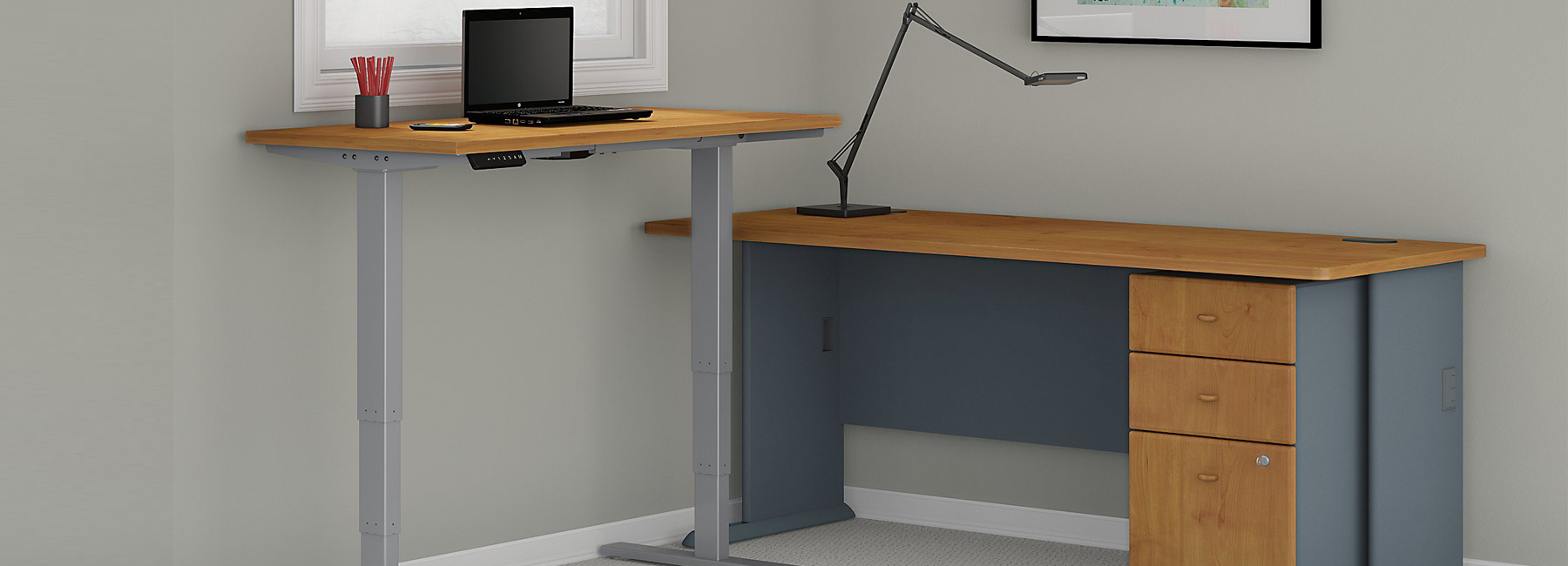 Sit Stand Desks By Cubicles Com