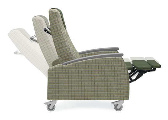 Primacare GC3608 Medical Recliner Side View