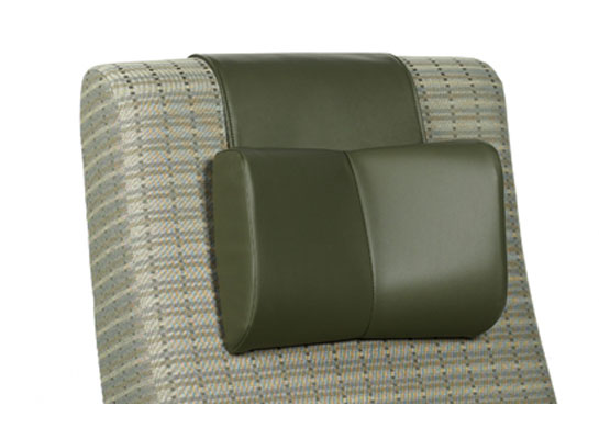 GC3607 Optional contoured headrest provides exceptional comfort for the Primacare medical recliners.