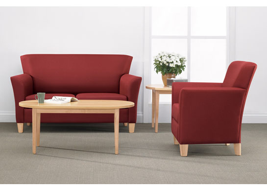 Sentator lounge series for medical waiting rooms