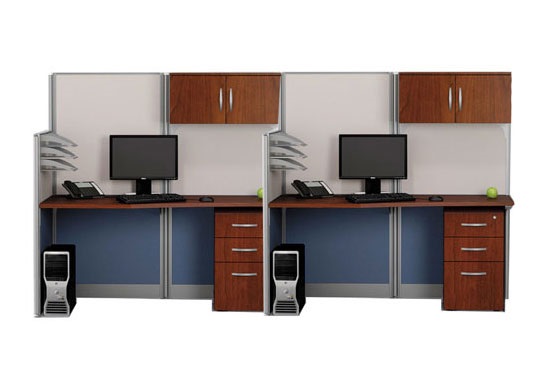 Office Cubicals Multi Packs with Storage, Bush business furniture Office cubicals