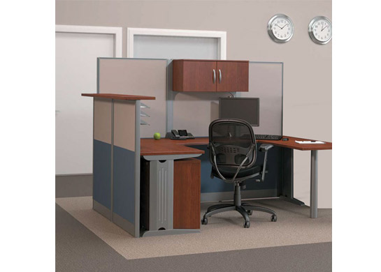 Ready To Assemble Furniture, U-Cubical with Reception Shelf