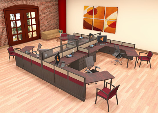 Office Furniture Workstations #L2