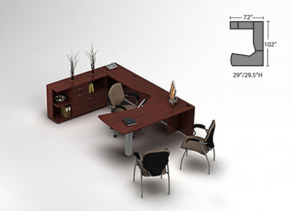 Contemporary Office Desk - Zira Desk Furniture