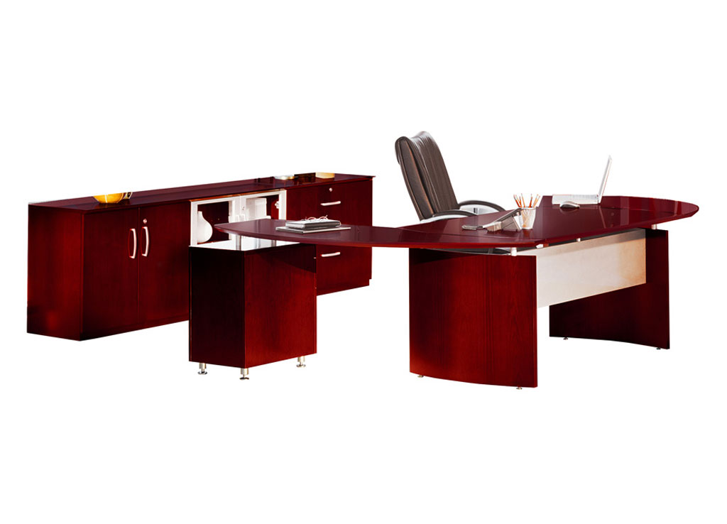 Curved desk - Napoli Desk Furniture