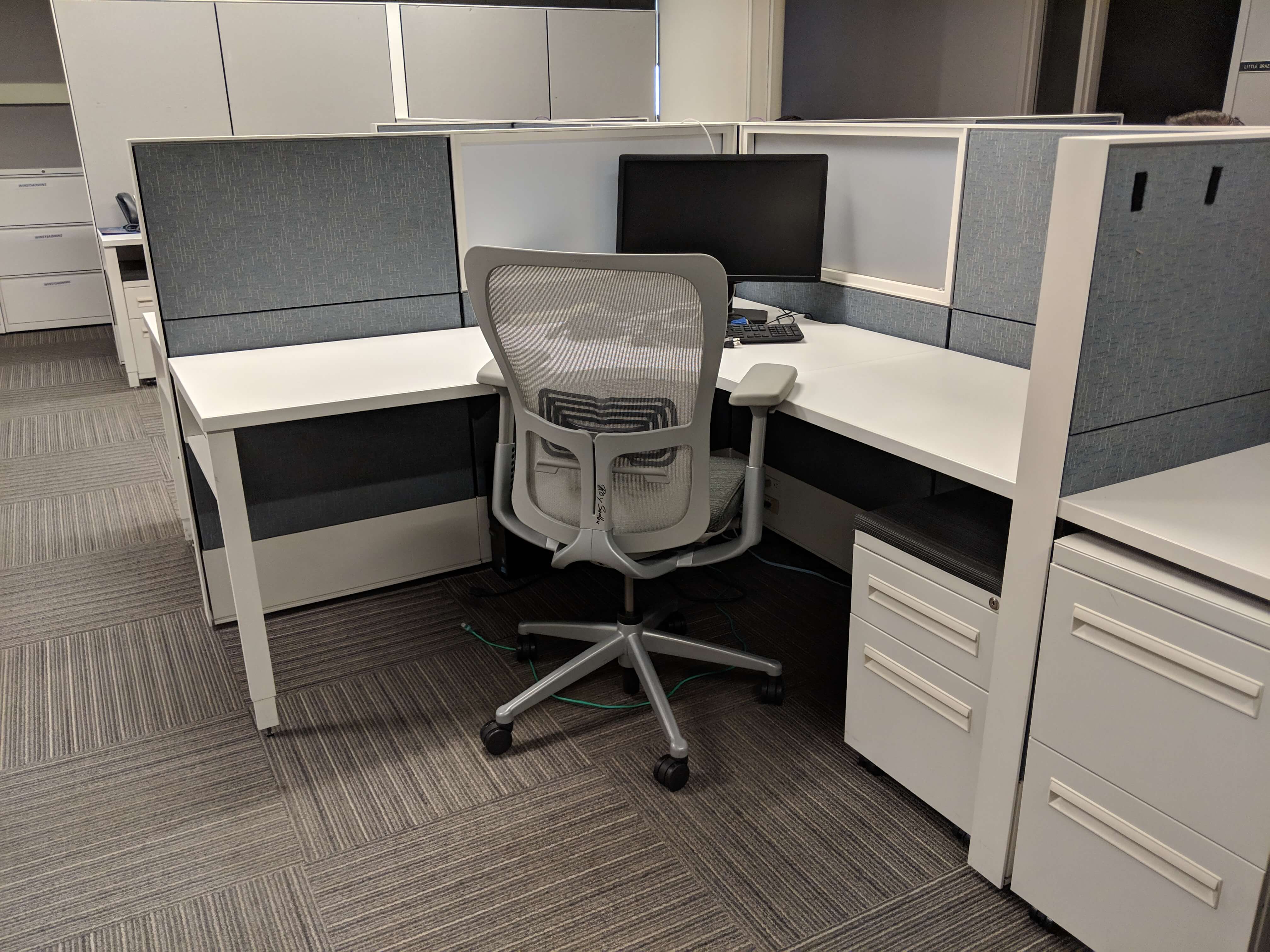 Used Haworth Compose - Medium Panels - Used Cubicles