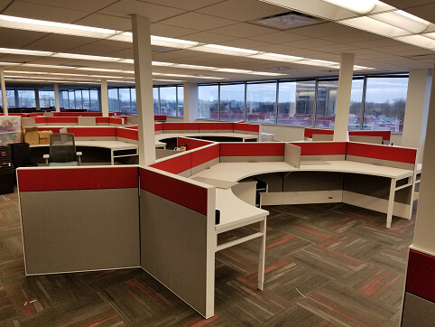 Used Haworth Compose - Low Panels - Used Cubicles