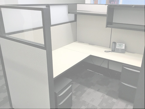 Used Haworth Compose - Tall Panels - Used Cubicles