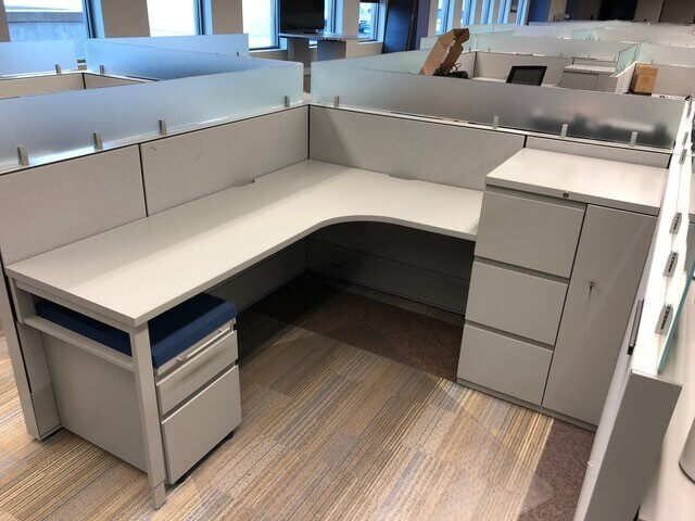Used Haworth Compose - Low Panels - Used Cubicles