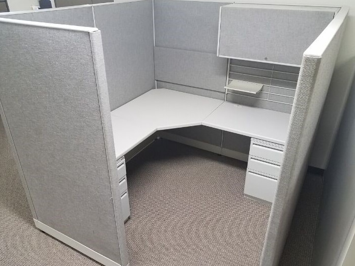 Used Haworth Places - Tall Panels - Used Cubicles