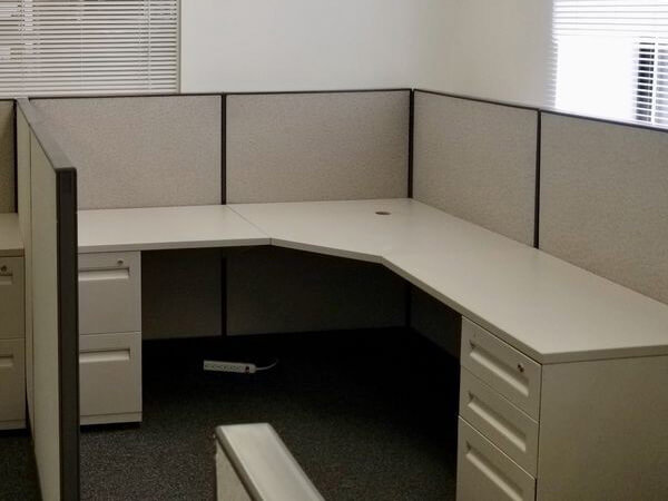 Used Haworth Places - Medium Panels - Used Cubicles