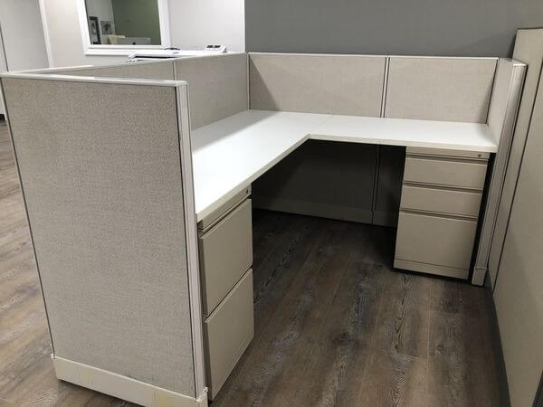 Used Haworth Places - Low Panels - Used Cubicles