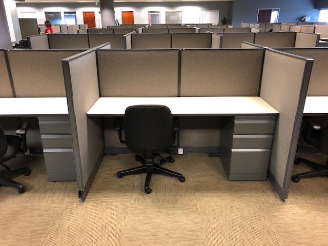 Used Haworth Unigroup - Low Panels - Used Cubicles