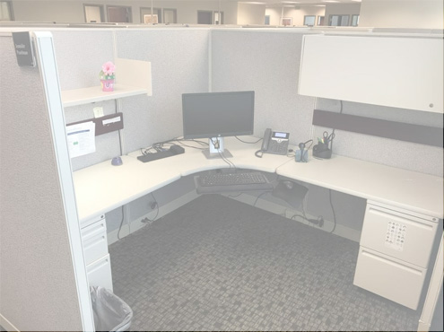 Used Haworth Unigroup - Tall Panels - Used Cubicles