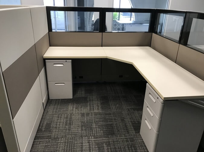 Used Herman Miller Foundation - Meduim Panels - Used Cubicles