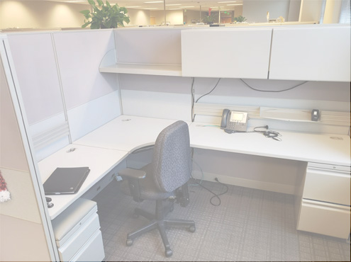 Used HON Initiate - Tall Panels - Used Cubicles