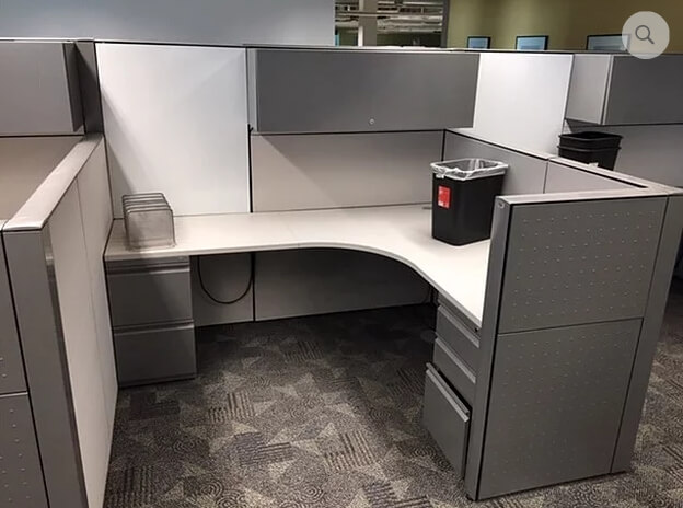Used Maispace Workstations - Combo Panels - Used Cubicles