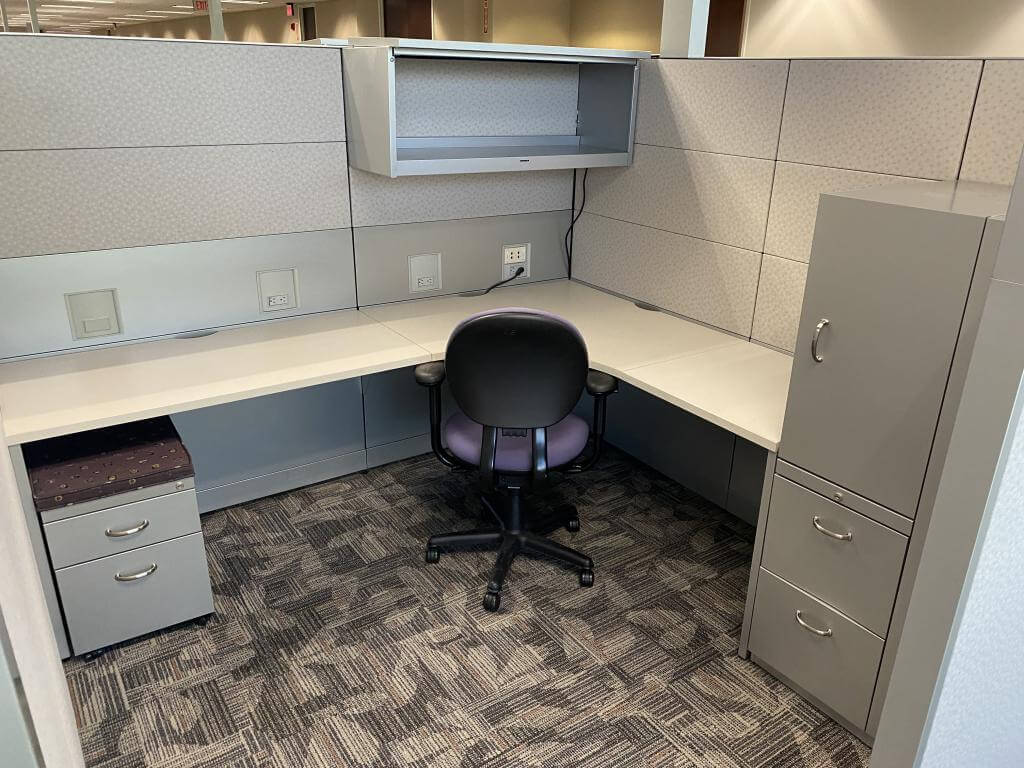 Used Steelcase Answer - Tall Panels - Used Cubicles