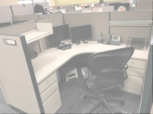 Used Steelcase 9000 Enhanced - Medium Panels - Used Cubicles