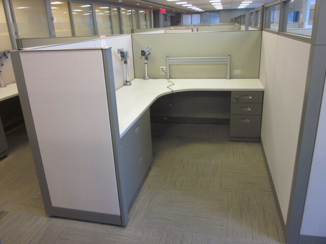 Used Steelcase Answer - Medium Panels - Used Cubicles