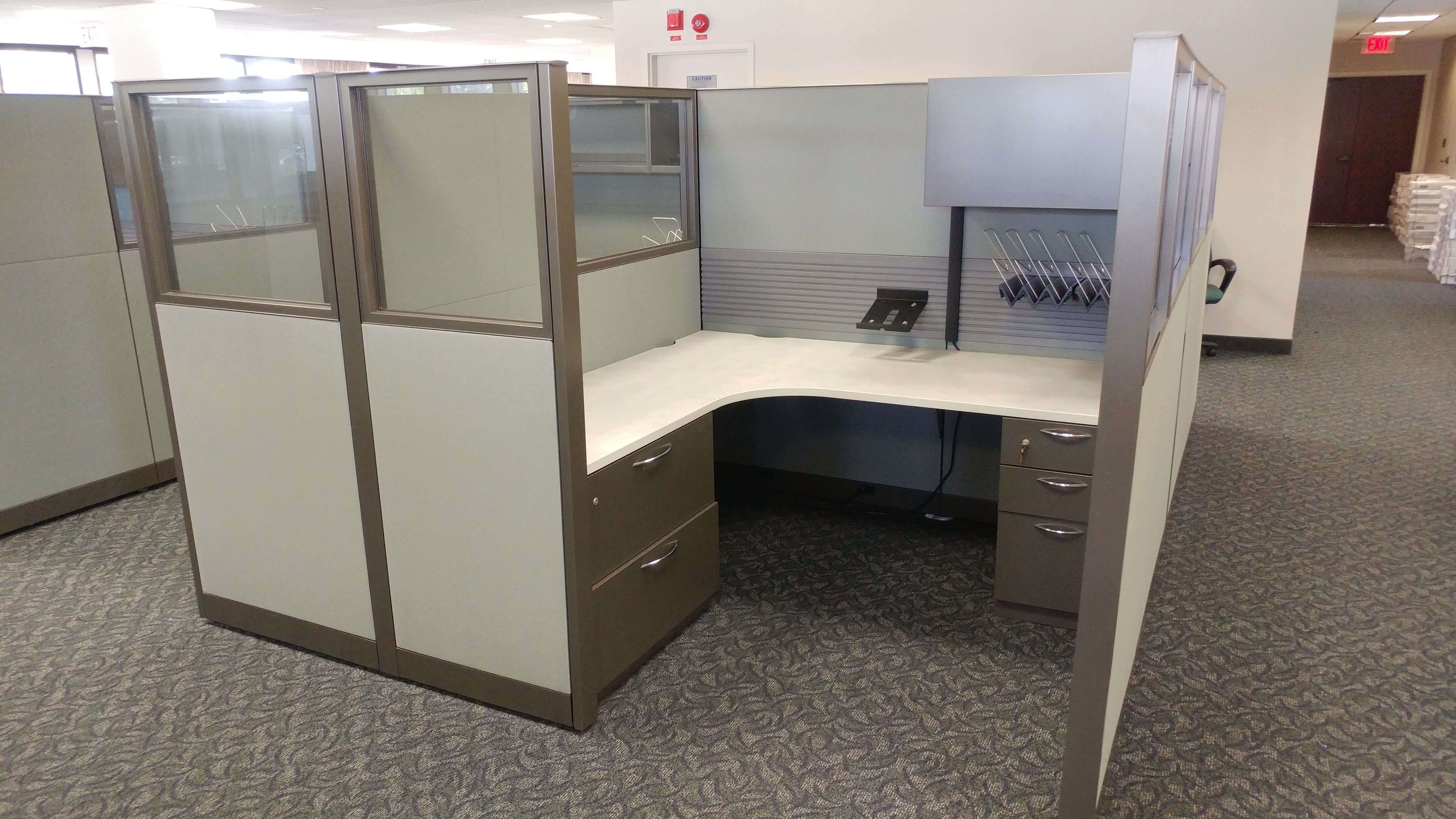Used Steelcase Answer - Tall Panels - Used Cubicles