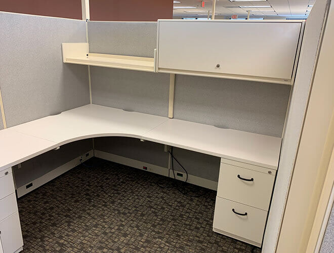 Used Steelcase Enhanced 9000 - Tall Panels - Used Cubicles