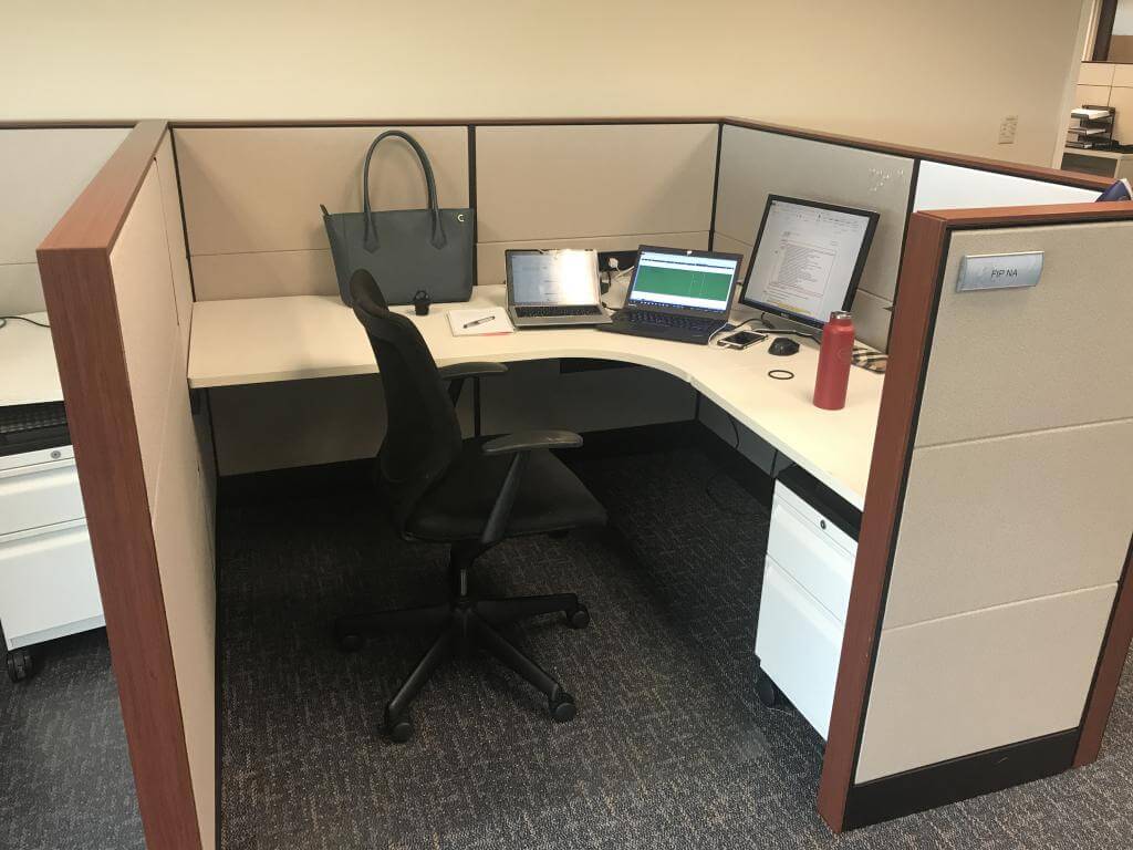 Used Teknion Leverage - Medium Panels - Used Cubicles