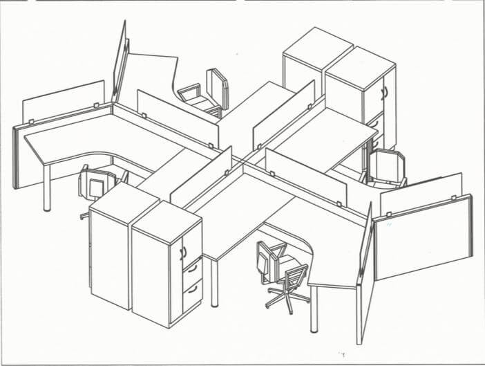 Steelcase Post and Beam - Layout