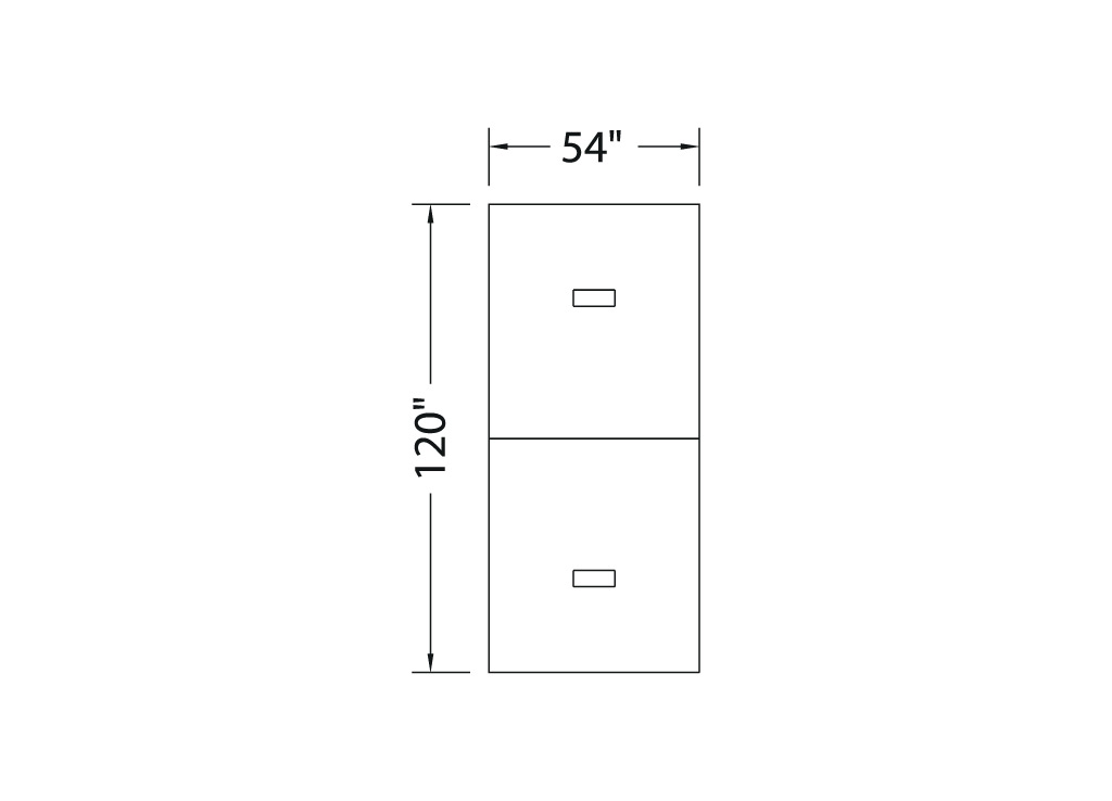 Boardroom furniture from Logiflex - 2D schematic