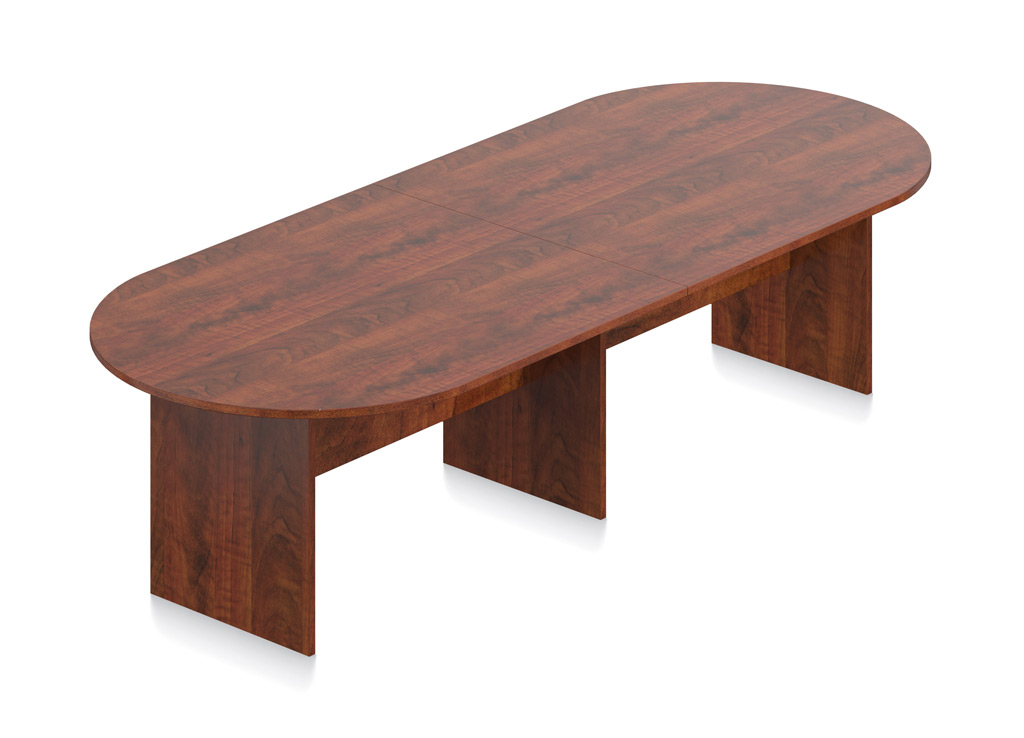 Affordable Office Furniture Tables from OTG - Shown in American Dark Cherry (Brown)