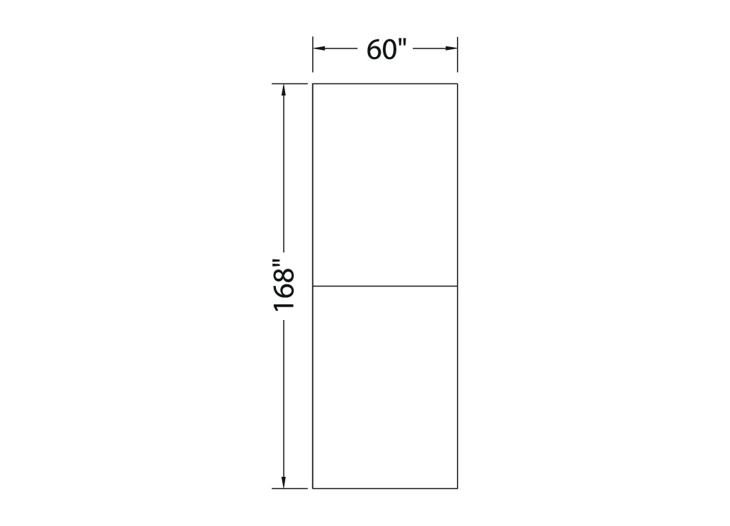 Boardroom furniture from Logiflex - 2D schematic