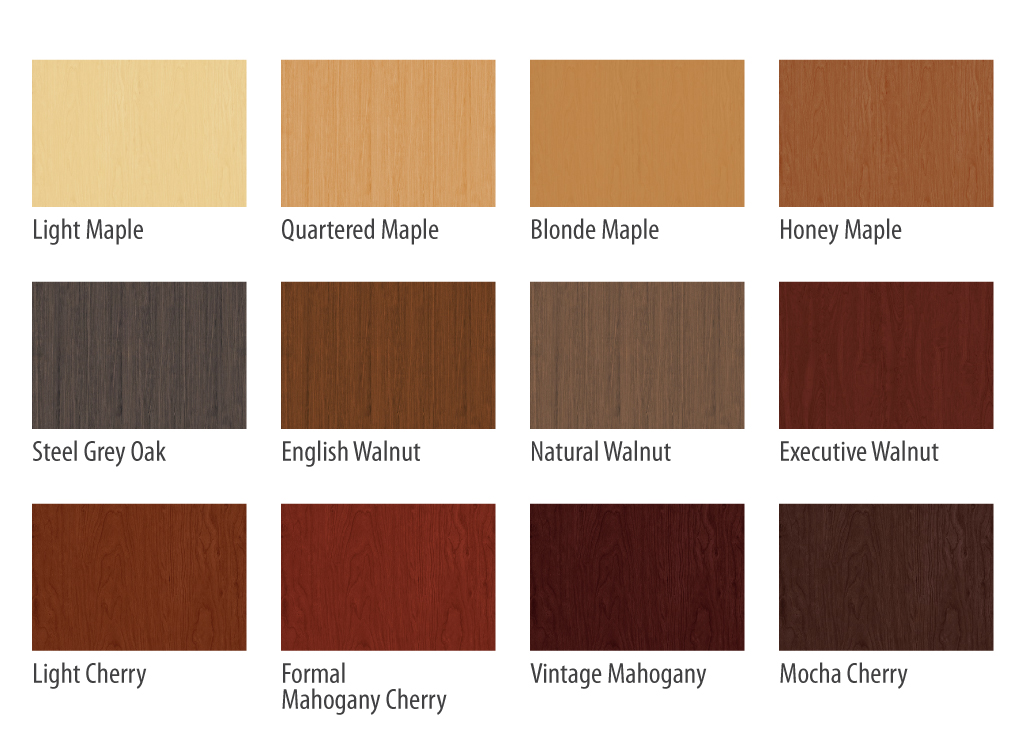 This boardroom furniture from OFS is available in 23 stylish laminate options. Pictured here, 1 of 2 laminate finish pages This boardroom furniture from OFS is available in 23 stylish laminate options. Pictured here, 1 of 2 laminate finish pages