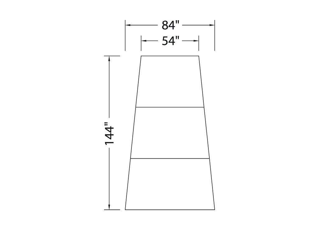 Boardroom furniture from Logiflex - 2D schematic