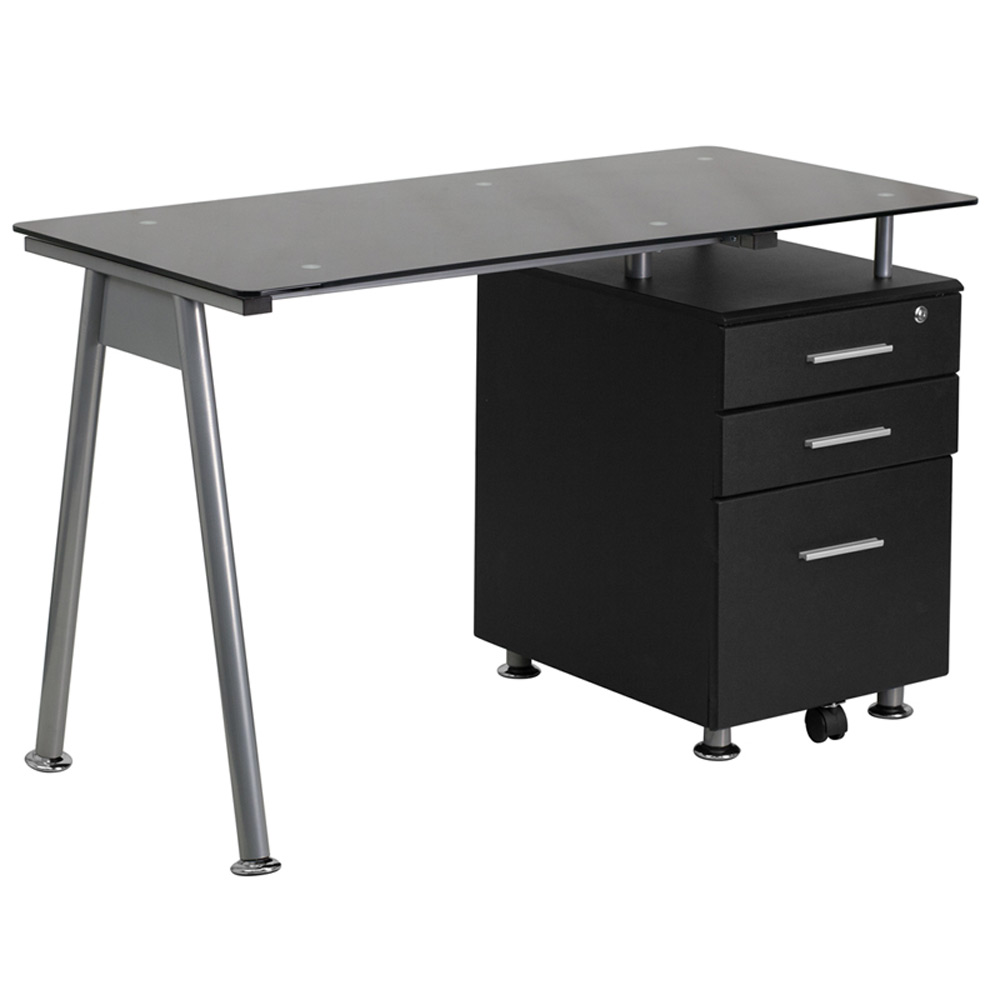 Simple Computer Desk Small Desks Simple Computer Desk Flanagan For Small Spaces