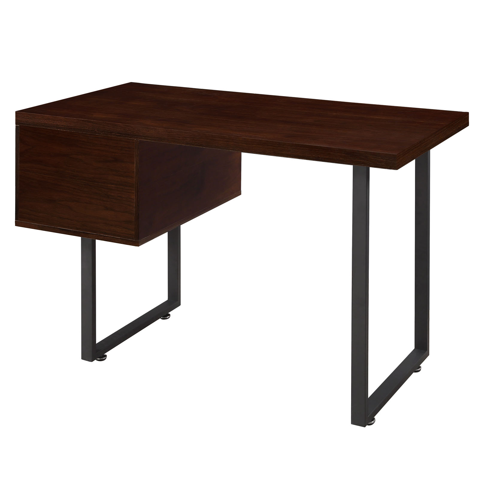 Space saving desk from Modway - Back View - Shown in Walnut (Brown)