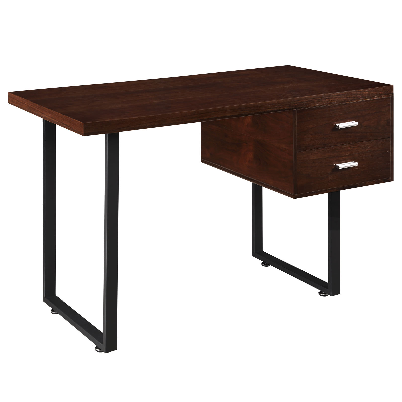 Space saving desk from Modway - Shown in Walnut (Brown)