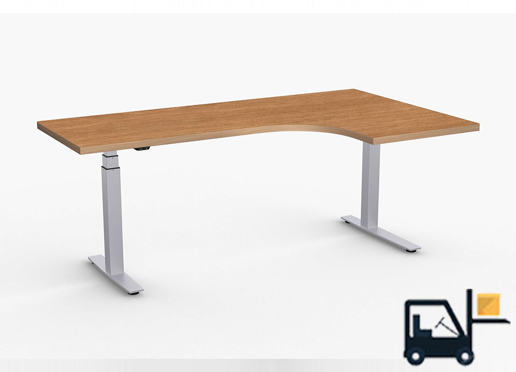 L Shaped Ergonomic Computer Desk Adjustable Height Desks