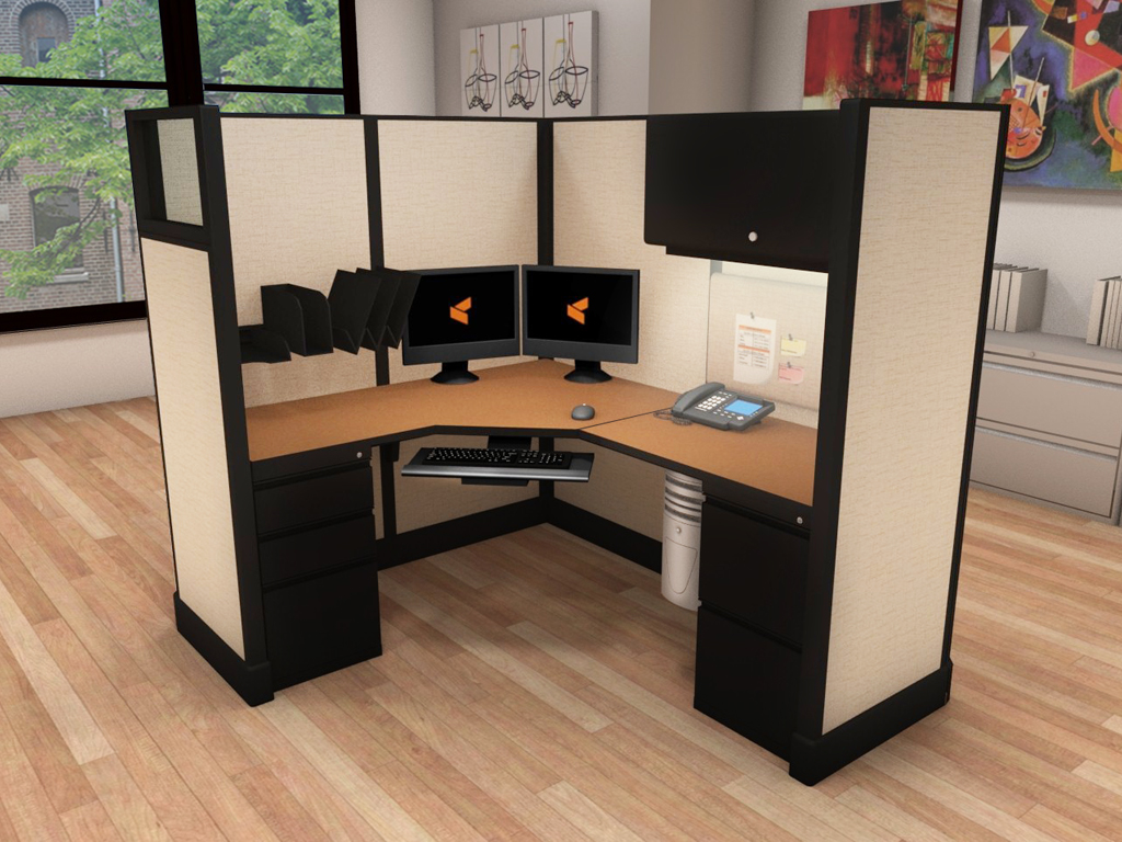 Cubicles 6x6, 5x6 and 5x5 - O2 Series Corporate Office Furniture